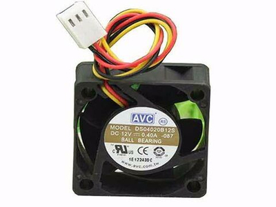 Система охлаждения AVC 12V 0.4A 3pin 40x40mm Fan DS04020B12S-087