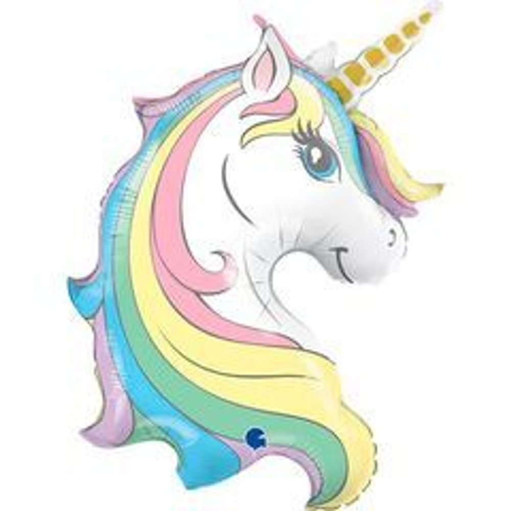 Г Фигура Голова Нежный Единорог (39''/99 см) Г Фигура Голова Нежный Единорог (39''/99 см)