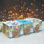 Набор стаканов 6шт 250мл "Вишня на ветке"