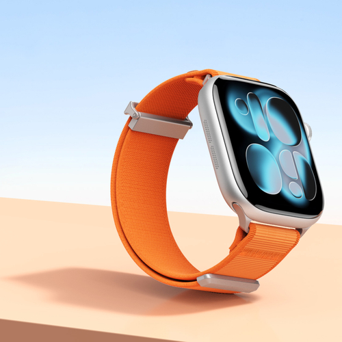 Ремешок оранжевого цвета с магнитной фиксацией для смарт часов Apple Watch размером 38, 40, 41 и 42MM, серия Strap (YM Series) от Dux Ducis