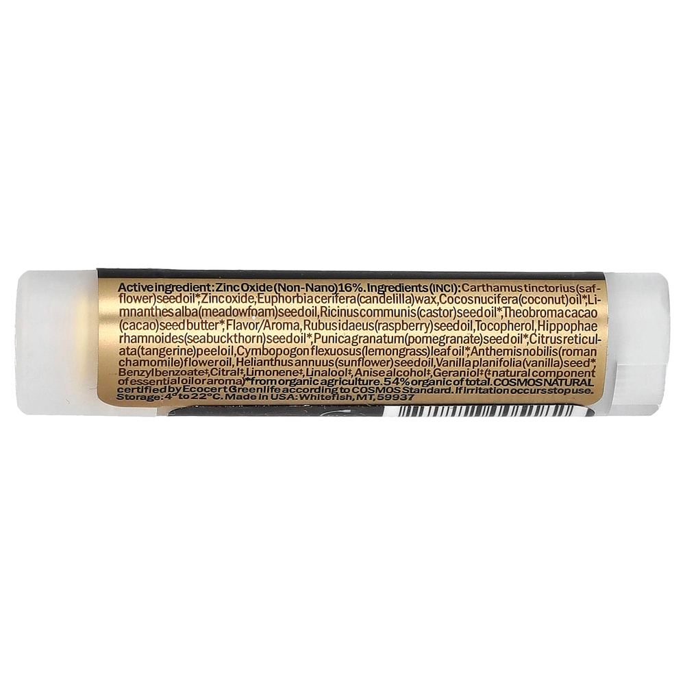 Hurraw! Balm, Солнцезащитный бальзам для губ, SPF 15, мандарин и ромашка, 4,8 г (0,17 унции)