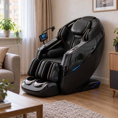 Массажное кресло RelaxMaster «Dual Force», SL [4D, двойной механизм]