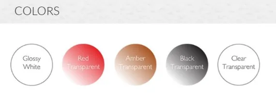 Стул Allegra прозрачный янтарный