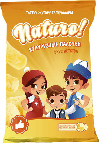 Кукурузные  палочки NATURO 120 г.