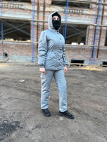 Женская горка Валькирия флис / осень зима / серо-голубой