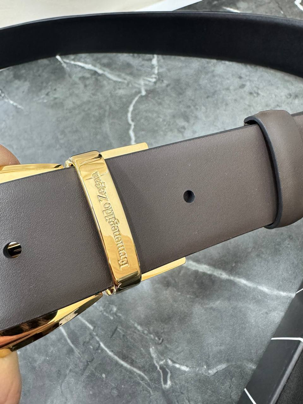 Двухсторонний ремень Ermenegildo Zegna