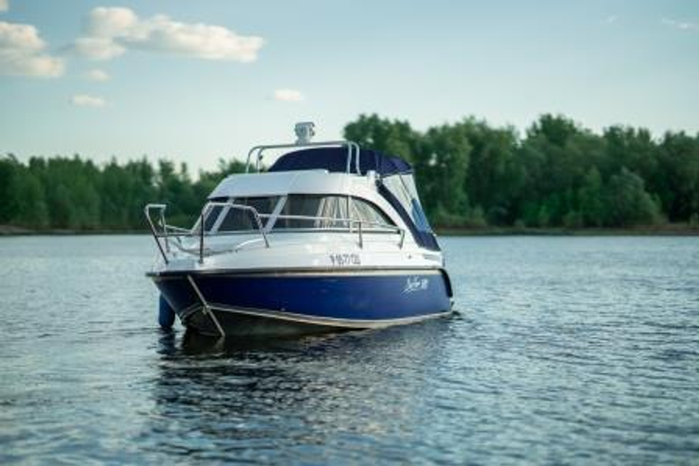 Алюминиевый катер Bossforr (Босфор) 580 HT синий