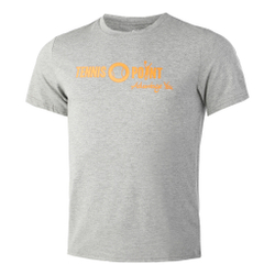 Мужское теннисное поло Tennis-Point Logo T-Shirt Men - Grey