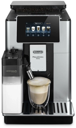 Кофемашина Delonghi Primadonna Soul ECAM610.55.SB 1450Вт черный/серебристый