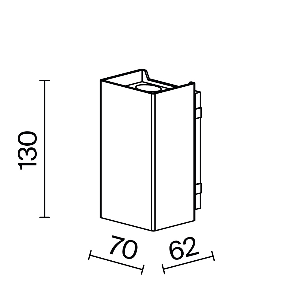 Уличный настенный светильник Outdoor O505WL-L3B3K