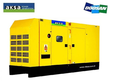 Дизельный генератор AKSA AD 330 в кожухе с АВР