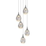 Подвесной светильник MD24001004-5A chrome/clear