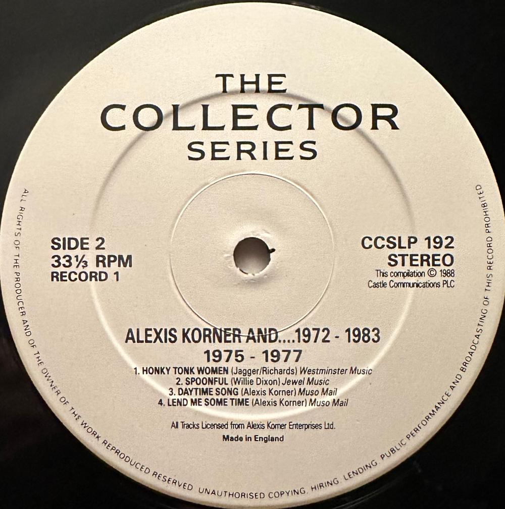 Alexis Korner - Alexis Korner And... 1972 - 1983 2LP (Англия 1988г.)
