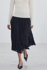 КОМБИНИРОВАННАЯ СТРУЯЩАЯСЯ ЮБКА — ZW COLLECTION — ZARA