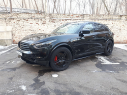 Сплиттер #v3 для Infiniti QX70d FX30d только дизель