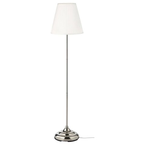 Напольный светильник IKEA ARSTID (ОРСТИД), Никелированный