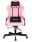 Кресло игровое Knight Terminator розовый Velvet 36 с подголов. крестов. металл