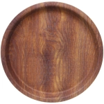 Поднос пластиковый «WOOD» 34,5*2,5см