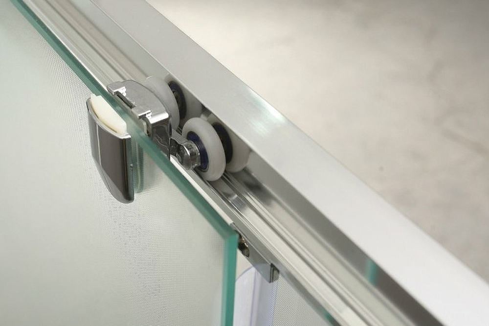 Душевой уголок BelBagno Unique 115х100 UNIQUE-AH-1-100/115-100-C-Cr профиль Хром стекло прозрачное