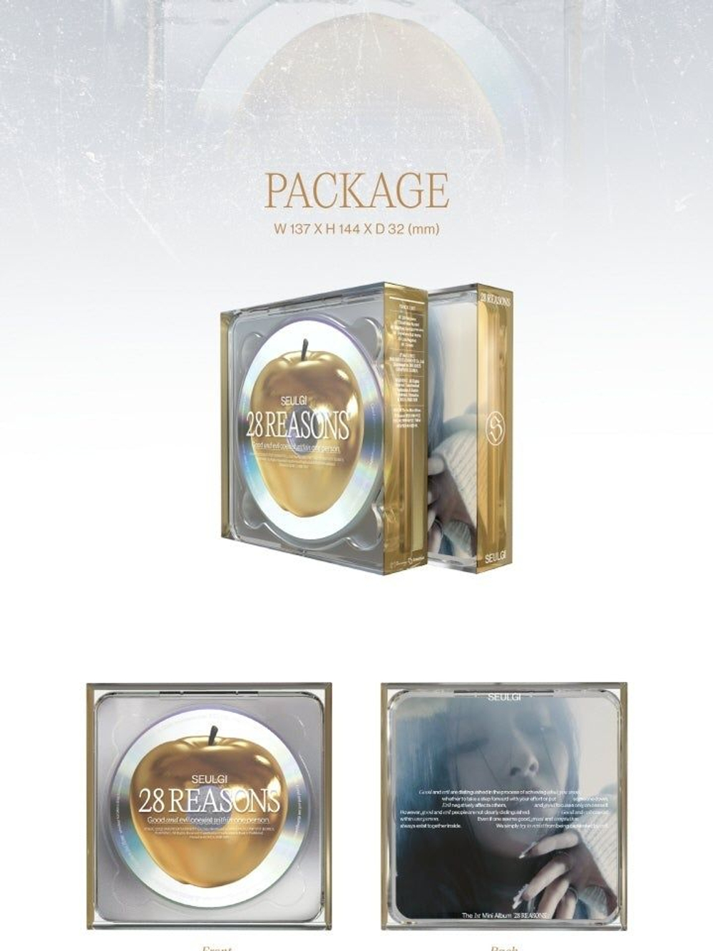 Альбом SEULGI - 28 Reasons 1st Mini Album CASE Version