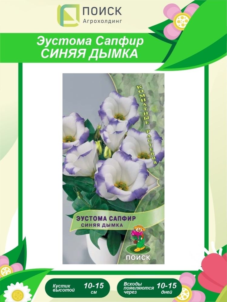СЕМЕНА САПФИР СИНЯЯ ДЫМКА 10-15 СМ 5ШТ СЕМЕНА САПФИР СИНЯЯ ДЫМКА 10-15 СМ 5ШТ