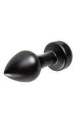 Черная металлическая пробка с кристаллом Mini Luv Plug (Цвет: черный)