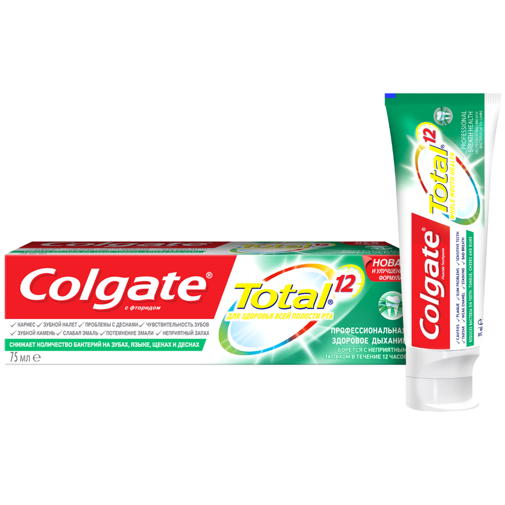 Зубная паста Colgate Total Здоровое дыхание 75 мл