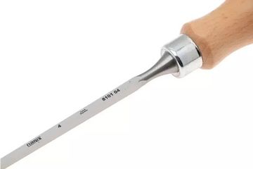 Стамеска плоская с деревянной (светлой) ручкой 4 мм. /NAREX/