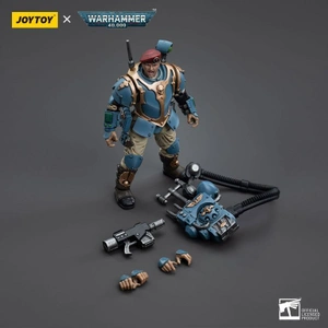 Фигурка JOYTOY Astra Militarum Tempestus Scions Command Squad 55th Kappic Eagles Vox Operator