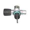 Вентиль BTS NPSM 3/4" 230 Бар левый 1 выход DIN O2 очищенный, модульный, без заглушки