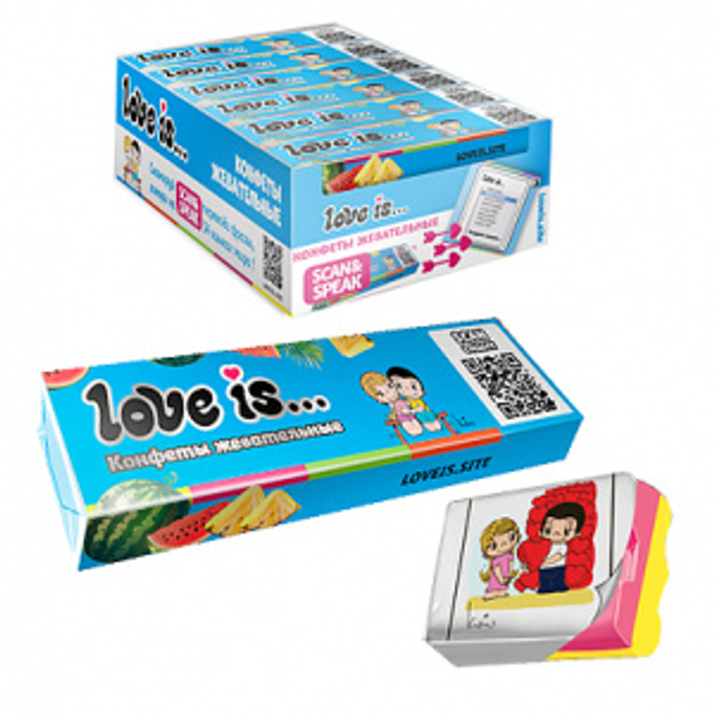 Жев.конф. Love is...Арбуз Тропик 20гр*24