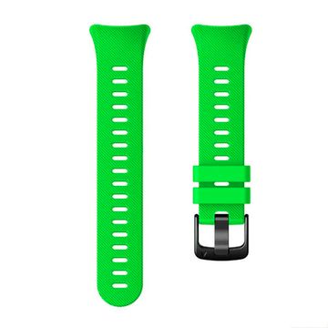 Ремешок для Garmin Forerunner 45 / Garmin SWIM 2 силиконовый (Салатовый)