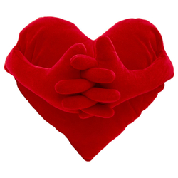 IKEA FAMNIG HJÄRTA (ИКЕА ФАМНИГ ХЙЭРТА) — Подушка, красная, 40x101 см, фото 2