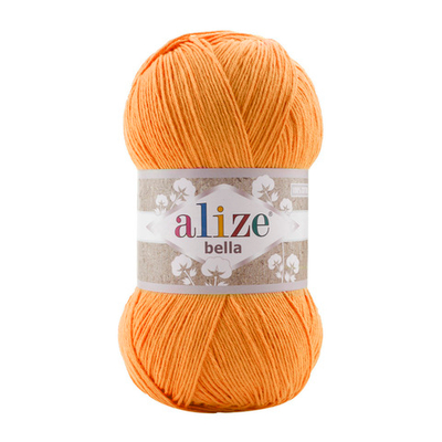 Пряжа Alize (Ализе) Bella 100 / уп.5 мот. по 100 г, 360м, 083 тыква A