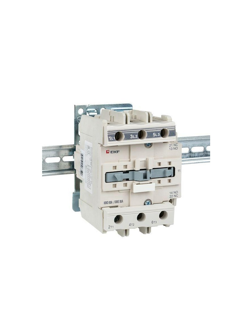 Контактор КМЭ 80А кат. 220В AC 1НО+1НЗ EKF ctr-s-80-220