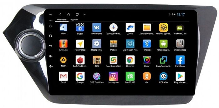 Магнитола для KIA Rio 3 2011-2017 (QB) - Parafar PF106XHD на Android 13, CarPlay, 4G SIM-слот