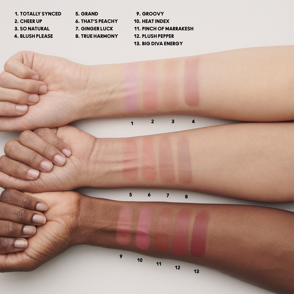 MAC Cosmetics Glow Play Blush - Розовый хайлатер для скул оттенок Totally Synced, 7 g
