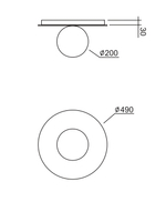 Подвес Atelier Areti Plate and Sphere Ceiling / Wall