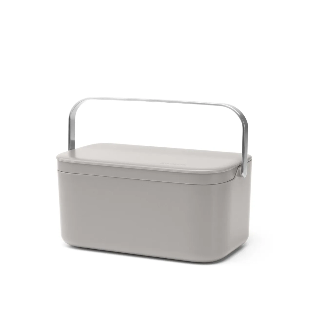 Brabantia Контейнер для мусора Sort & Go 1,8л, серый 230080