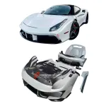 Карбоновый обвес переделка для Ferrari 488 2015-2020 переделка в Pista Феррари