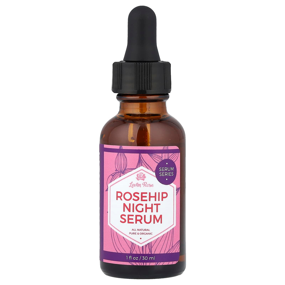 Leven Rose, Ночная сыворотка с шиповником, 30 мл (1 жидк. Унция)