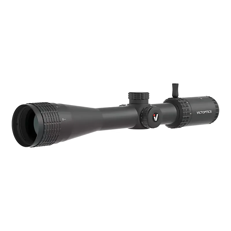 Прицел Vector Optics VictOptics SOI 4-12x40, AO, VNM-1 (MIL) - вид спереди слева, съемный рычаг зума