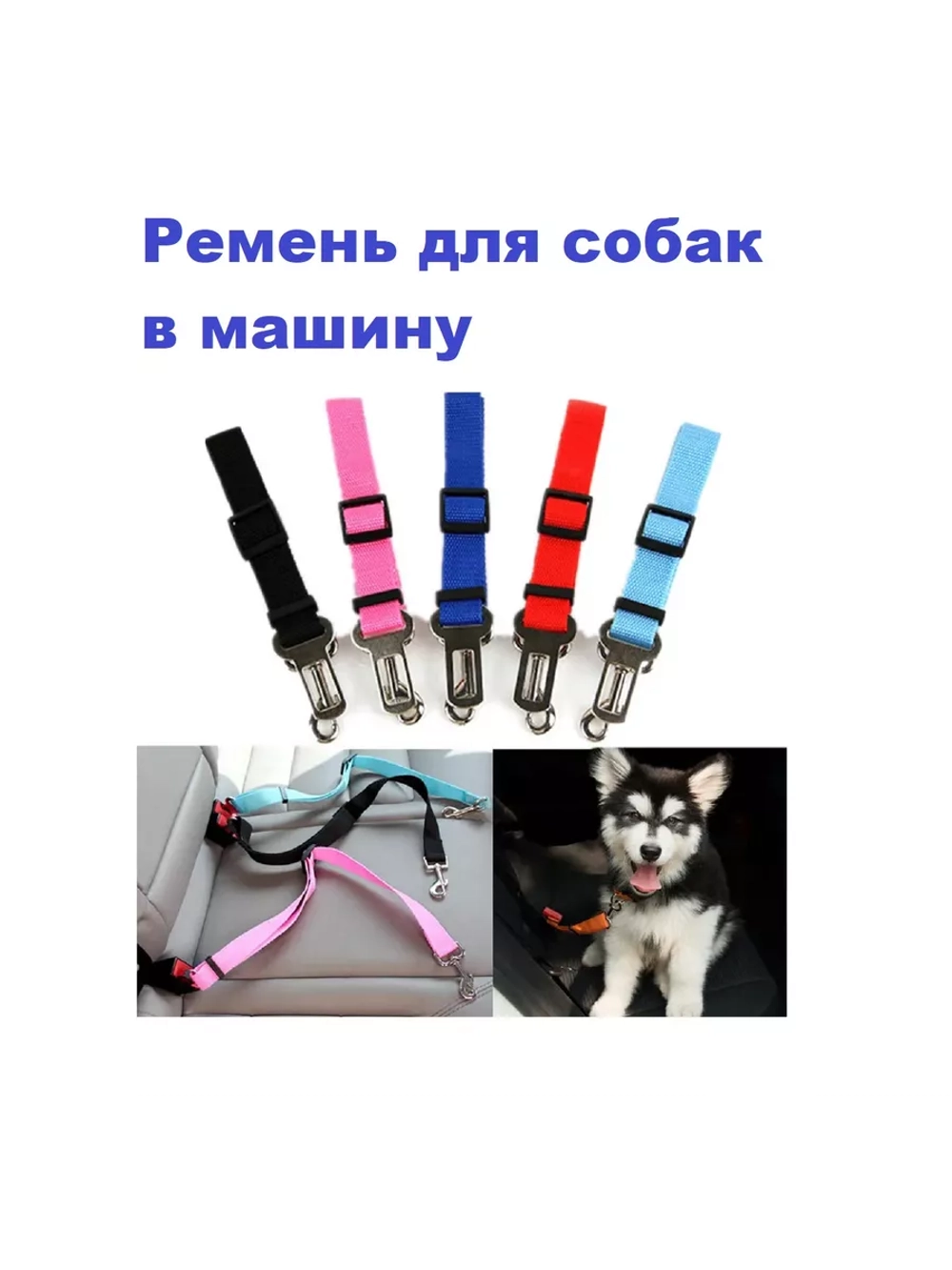 Ремень безопасности для собак