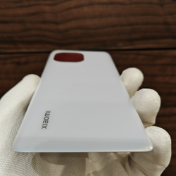 Крышка для Xiaomi Mi 11 - оригинальная задняя стеклянная панель (Белого цвета)