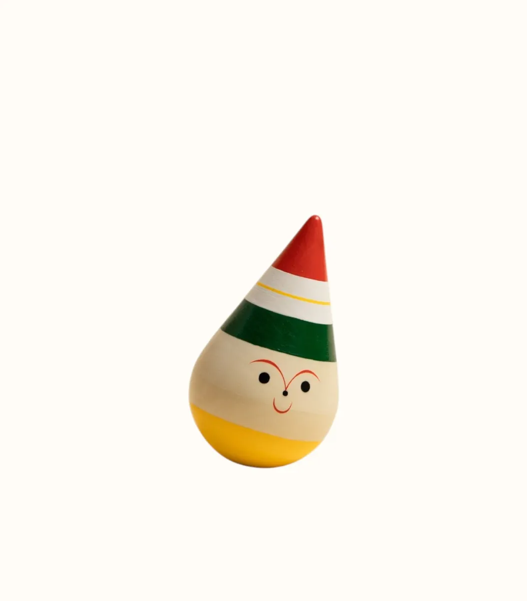 Неваляшка – Зеленая капля, со звоном | Kotok toys