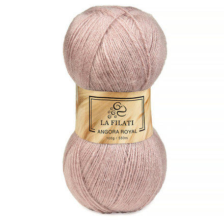 Пряжа La Filati Angora royal 100гр. 550 м; 20% шерсть, 80% Акрил цвет 758