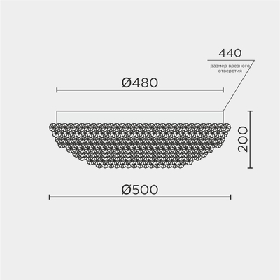 Потолочная люстра MODELUX ML.2320.500 GD