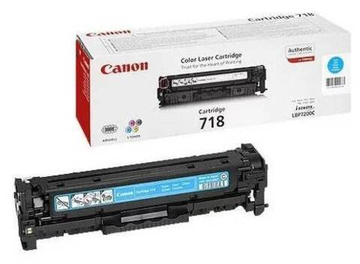 Картридж CANON 718 C голубой