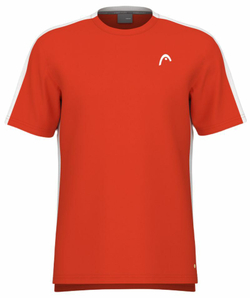 Футболка для мальчика теннисная Head Boys Vision Slice T-Shirt - orange alert