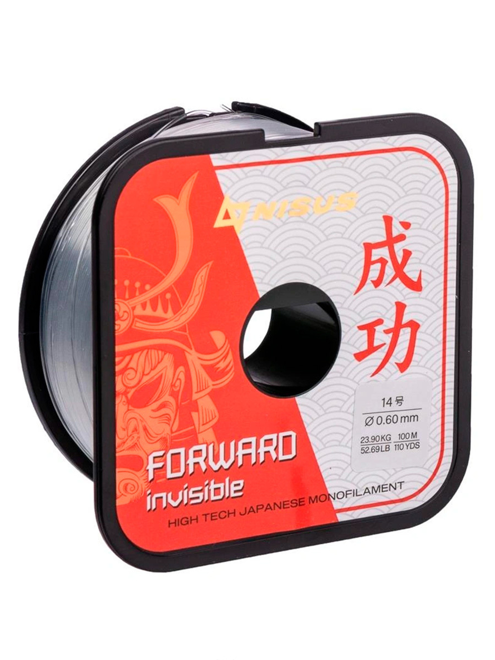 Леска для рыбалки Nisus FORWARD Invisible Nylon 0,496mm/100m (N-FI-0496-100)